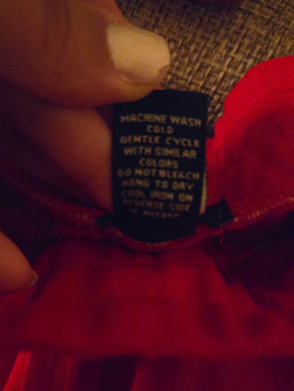 Red 'Blessed' Side-Strip Joggers - Picture 5 of 5